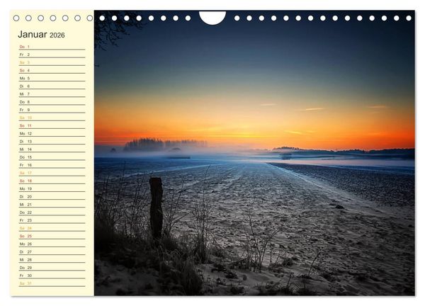 Produktbild: Friesland, verzauberte Landschaft an der Nordsee (Wandkalender 2026 DIN A4 quer), CALVENDO Monatskalender