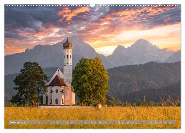 Produktbild: Verzauberte Bergwelten (hochwertiger Premium Wandkalender 2026 DIN A2 quer), Kunstdruck in Hochglanz