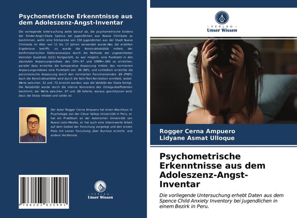 Produktbild: Psychometrische Erkenntnisse aus dem Adoleszenz-Angst-Inventar
