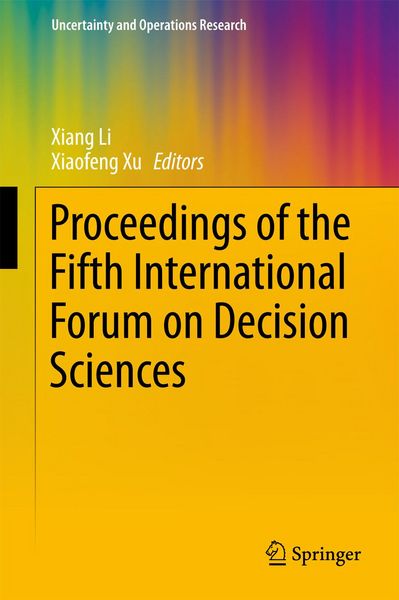 Produktbild: Proceedings of the Fifth International Forum on Decision Sciences