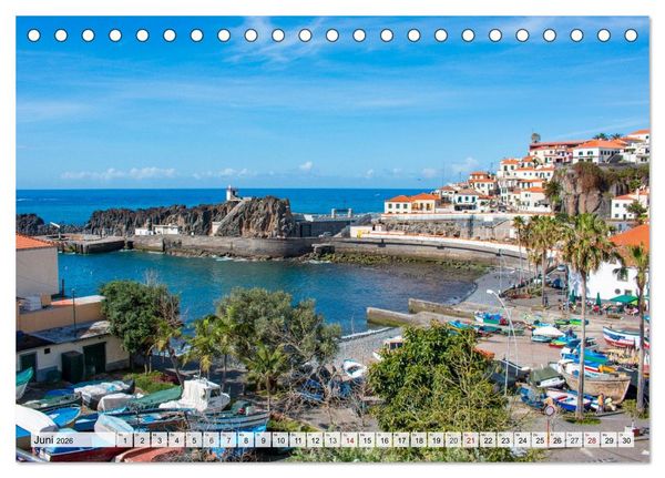 Produktbild: Madeira &ndash; Juwel im Atlantik (Tischkalender 2026 DIN A5 quer), CALVENDO Monatskalender
