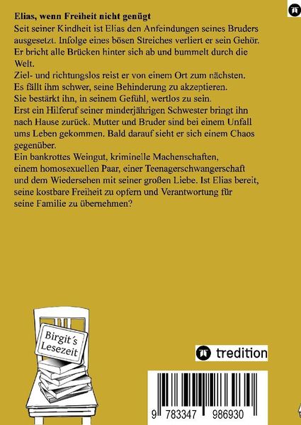 Produktbild: Elias - wenn Freiheit nicht gen&uuml;gt