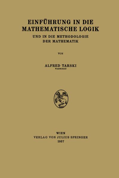 Produktbild: Einf&uuml;hrung in die Mathematische Logik