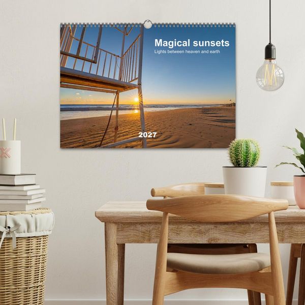 Produktbild: Magical sunsets. Lights between heaven and earth (Wall Calendar 2027 DIN A3 landscape), CALVENDO 12 Month Wall Calendar