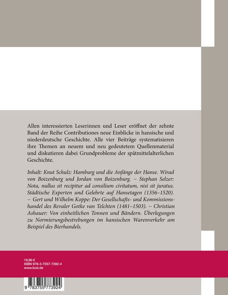 Produktbild: Aus hansischer und niederdeutscher Geschichte