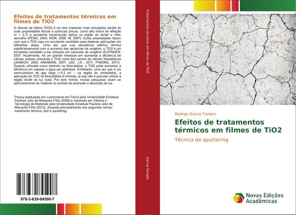 Produktbild: Efeitos de tratamentos t&eacute;rmicos em filmes de TiO2