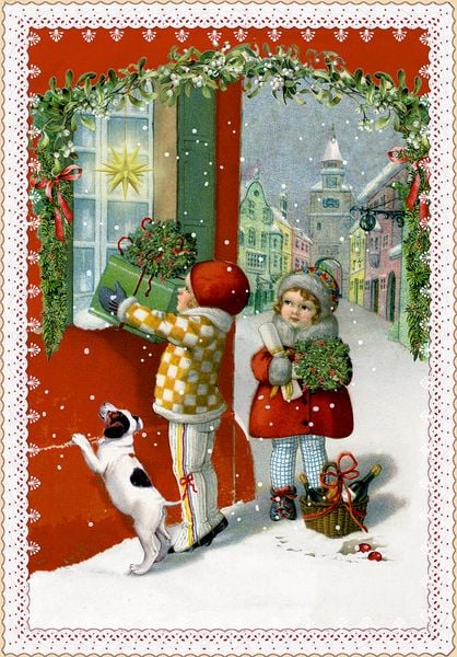 Produktbild: Mini-Adventskalender-Sortiment - Nostalgische Adventspost