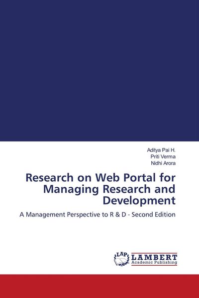 Produktbild: Research on Web Portal for Managing Research and Development