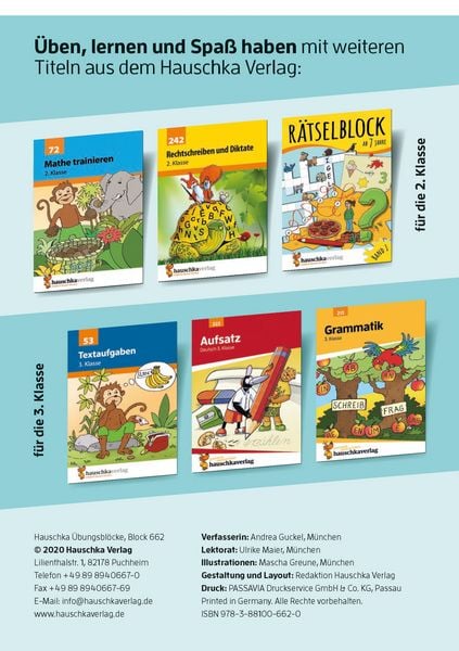 Produktbild: Quer durch die 2. Klasse, Mathe und Deutsch - &Uuml;bungsblock