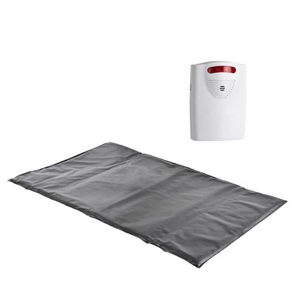 Produktbild: PENTATECH Funk-Alarmtrittmatte TMF01 Schwarz 95 dB 33621