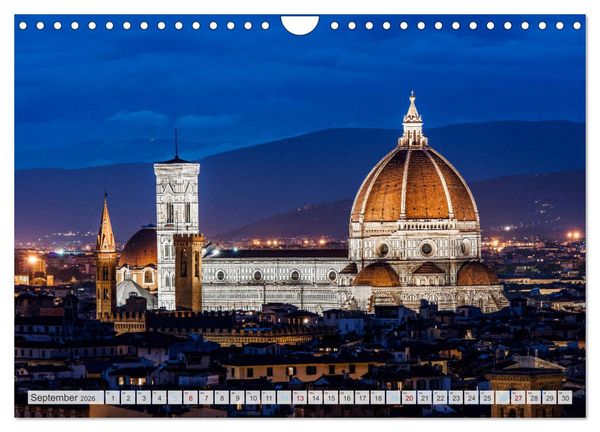 Produktbild: Italienisches Stadtgefl&uuml;ster, Rom - Mailand - Florenz (Wandkalender 2026 DIN A4 quer), CALVENDO Monatskalender