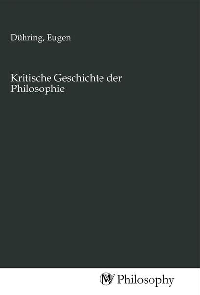 Produktbild: Kritische Geschichte der Philosophie