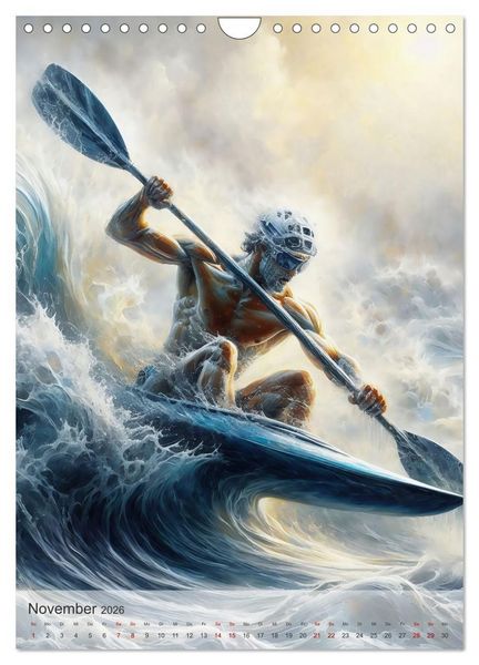 Produktbild: NEVER STOP THE SPORT (Wandkalender 2026 DIN A4 hoch), CALVENDO Monatskalender