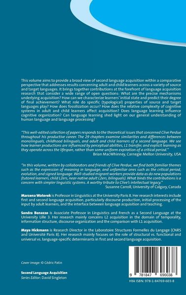 Produktbild: Comparative Perspectives on Language Acquisition