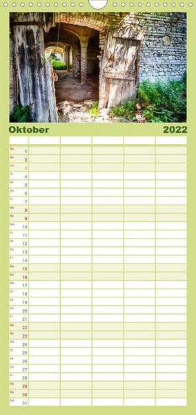 Produktbild: Familienplaner Toskana - sp&uuml;r den Sommer (Wandkalender 2022 , 21 cm x 45 cm, hoch)
