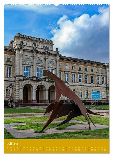 Produktbild: Sch&ouml;nes Karlsruhe (hochwertiger Premium Wandkalender 2026 DIN A2 hoch), Kunstdruck in Hochglanz