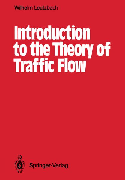 Produktbild: Introduction to the Theory of Traffic Flow