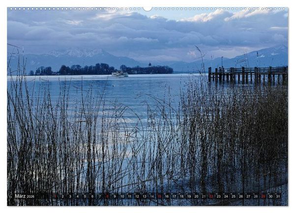 Produktbild: Stille Tage am Chiemsee (Wandkalender 2026 DIN A2 quer), CALVENDO Monatskalender