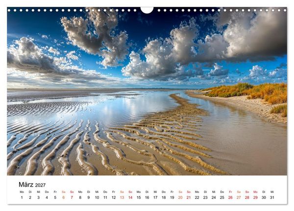 Produktbild: Deutschland - zwischen Bergen und Meeren (Wandkalender 2027 DIN A3 quer), CALVENDO Monatskalender