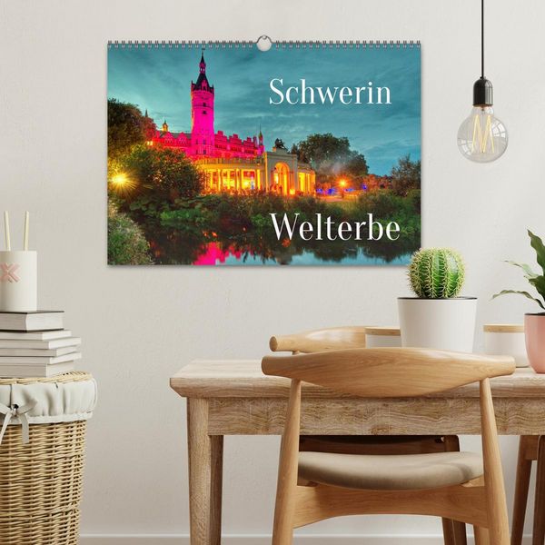 Produktbild: Schwerin - Welterbe (Wandkalender 2026 DIN A3 quer), CALVENDO Monatskalender
