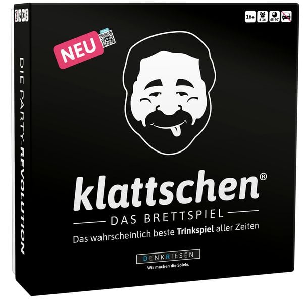 Produktbild: DENKRIESEN - klattschen&reg; - Trinkspiel - DAS BRETTSPIEL - Das wahrscheinlich be