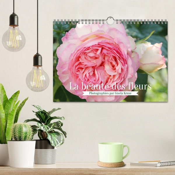 Produktbild: La beaut&eacute; des fleurs (Calendrier mural 2026 DIN A4 vertical), CALVENDO calendrier mensuel