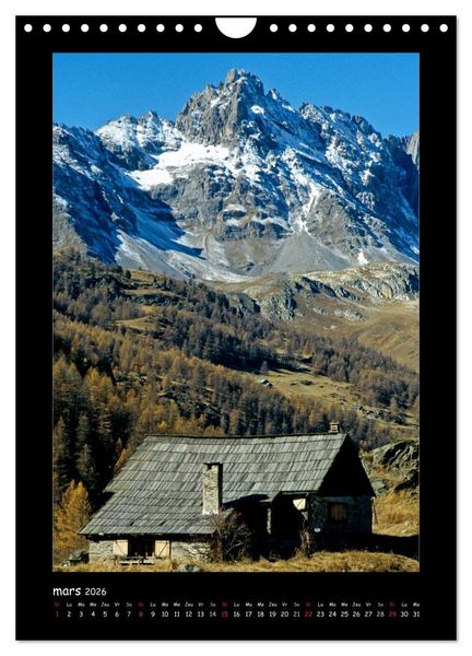 Produktbild: La vall&eacute;e de la Clar&eacute;e Hautes-Alpes (Calendrier mural 2026 DIN A4 horizontal), CALVENDO calendrier mensuel