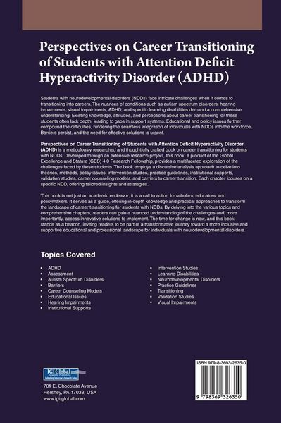 Produktbild: Perspectives on Career Transitioning of Students with Attention Deficit Hyperactivity Disorder (ADHD)