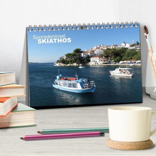 Produktbild: Sporadeninsel Skiathos (Tischkalender 2026 DIN A5 quer), CALVENDO Monatskalender