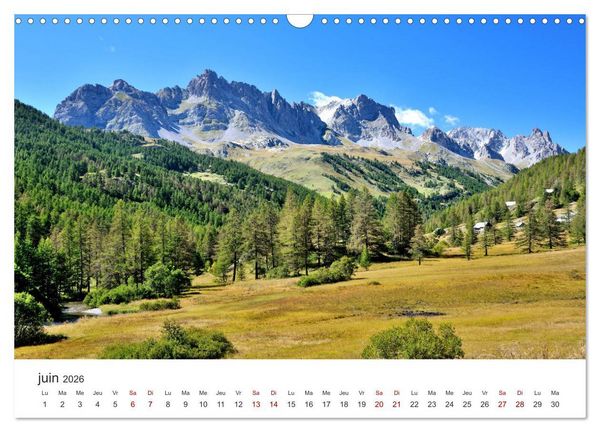 Produktbild: Routes des Grandes Alpes, Un voyage par les Alpes fran&ccedil;aises (Calendrier mural 2026 DIN A3 vertical), CALVENDO calendrier mensuel