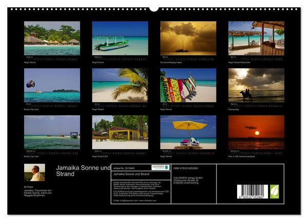 Produktbild: Jamaika Sonne und Strand (hochwertiger Premium Wandkalender 2026 DIN A2 quer), Kunstdruck in Hochglanz