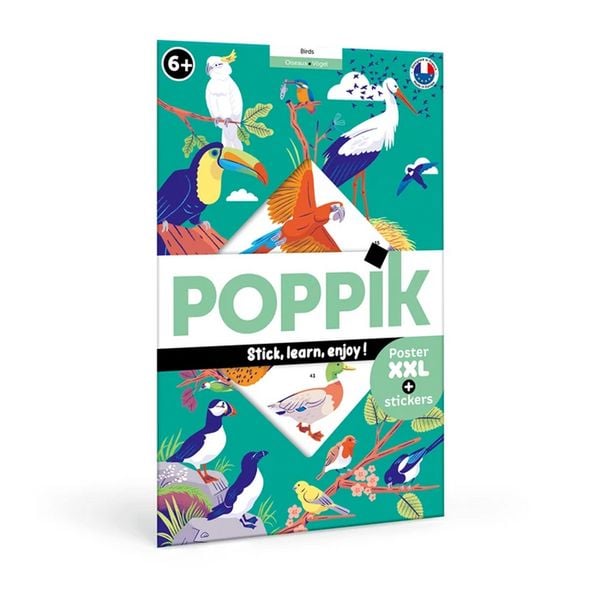 Produktbild: POPPIK - Lernposter & Sticker V&ouml;gel