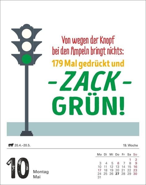 Produktbild: Lange Rede kurzer Gin Tagesabrei&szlig;kalender 2027 - Der Spr&uuml;che-Kalender