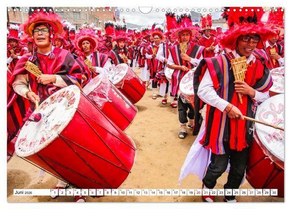 Produktbild: Traditionen und Feste im Hochland von Peru (Wandkalender 2026 DIN A3 quer), CALVENDO Monatskalender