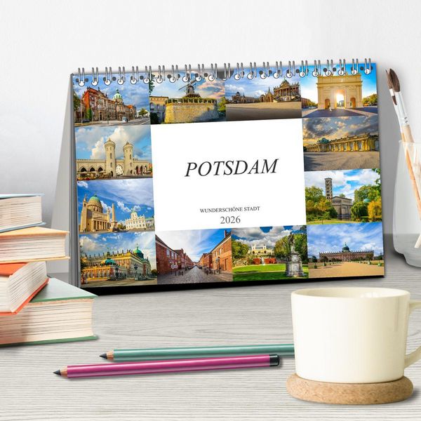 Produktbild: Potsdam Wundersch&ouml;ne Stadt (Tischkalender 2026 DIN A5 quer), CALVENDO Monatskalender