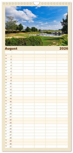 Produktbild: Familienplaner 2026 - Unterwegs in Wachau mit 5 Spalten (Wandkalender, 21 x 45 cm) CALVENDO