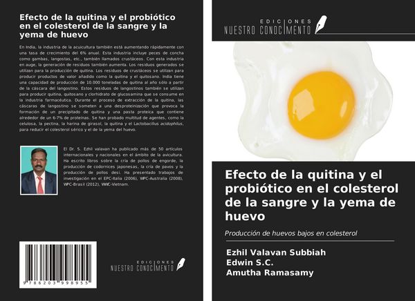 Produktbild: Efecto de la quitina y el probi&oacute;tico en el colesterol de la sangre y la yema de huevo