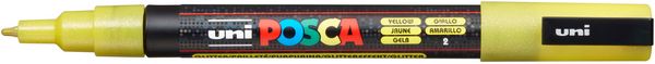 Produktbild: Marker UNI POSCA PC-3M Glitter gelb