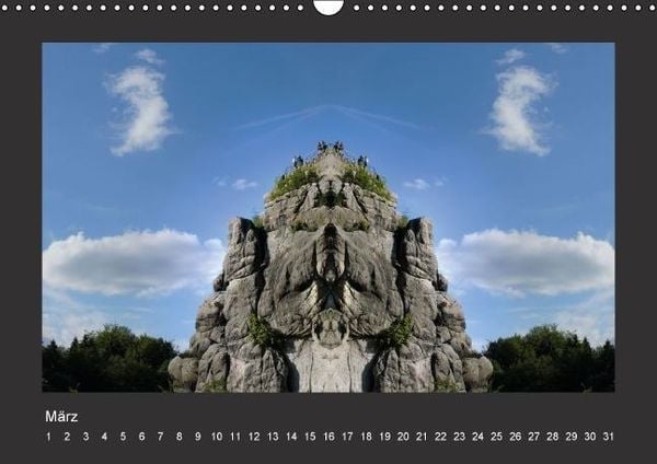 Produktbild: Spiegelwelten - die Externsteine (Wandkalender immerw&auml;hrend DIN A3 quer)