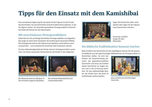 Produktbild: Der barmherzige Samariter. Erz&auml;hlschienen-Figurenset