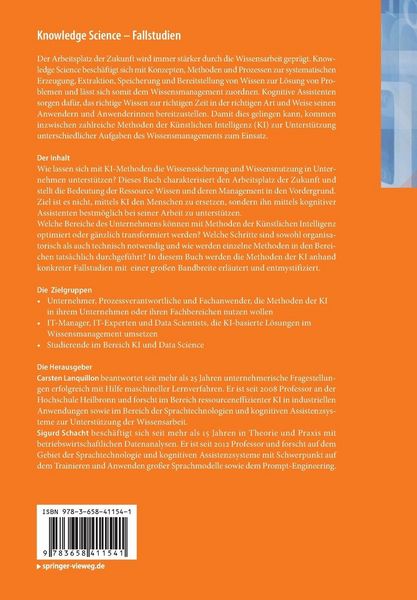 Produktbild: Knowledge Science &ndash; Fallstudien