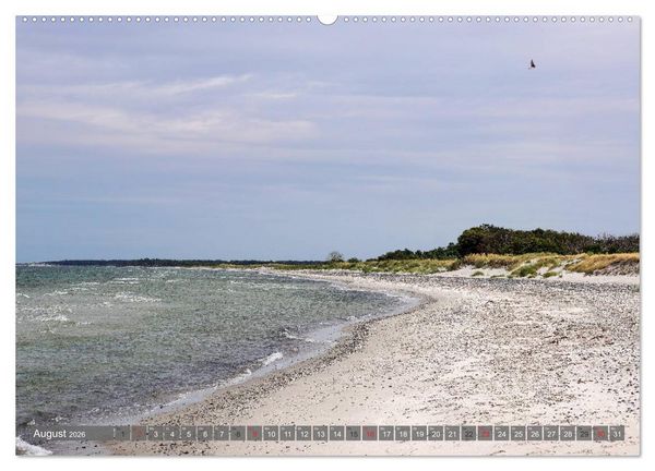 Produktbild: Fischland Dar&szlig; Zingst - wie gemalt (Wandkalender 2026 DIN A2 quer), CALVENDO Monatskalender