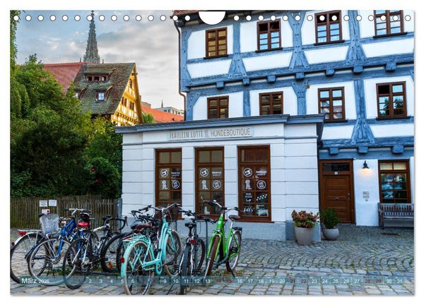 Produktbild: Die Fischerstadt - Ein mittelalterliches Stadtviertel in Ulm (Wandkalender 2026 DIN A4 quer), CALVENDO Monatskalender