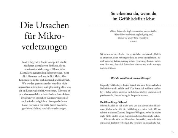Auch kleine Stiche machen Seelenwunden