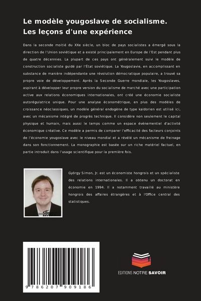 Produktbild: Le mod&egrave;le yougoslave de socialisme. Les le&ccedil;ons d'une exp&eacute;rience