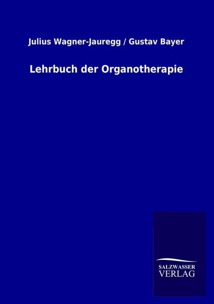 Produktbild: Lehrbuch der Organotherapie