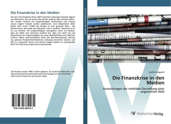 Produktbild: Die Finanzkrise in den Medien