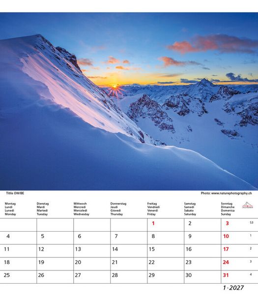 Produktbild: Schweiz 21x24 2027