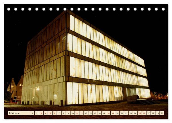 Produktbild: Essen Lichter der Nacht (Tischkalender 2026 DIN A5 quer), CALVENDO Monatskalender