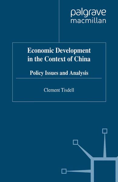 Produktbild: Economic Development in the Context of China